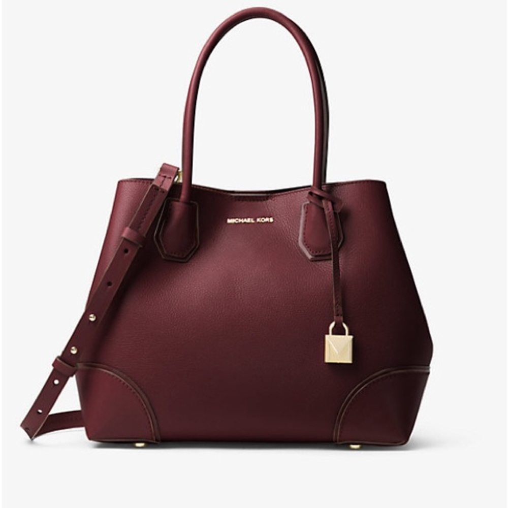Michael Kors Mercer Gallery Medium Leather Satchel and Wallet